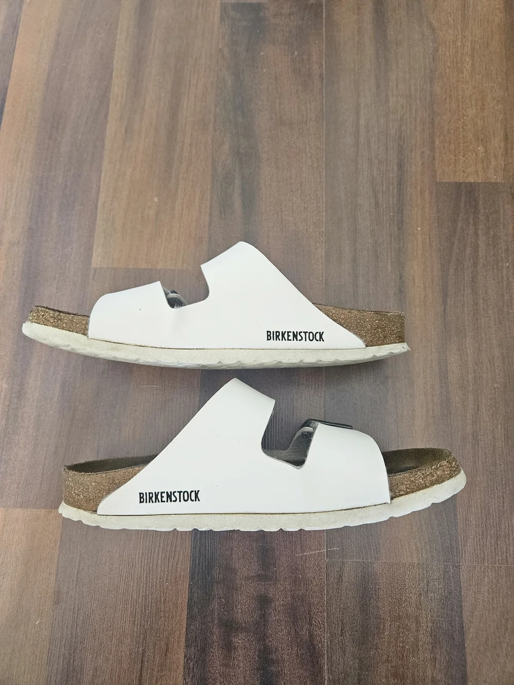 Birkenstocks Arizona Slide - White